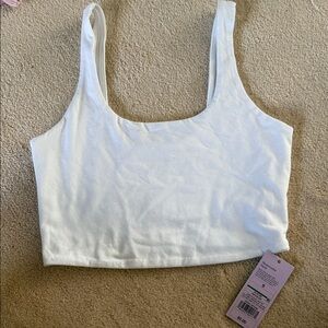 Wild Fable White Crop Top